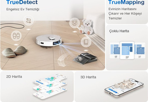 Deebot T30 Pro Omni Akıllı Robot Süpürge ve Paspas 11.000PA Emiş Gücü