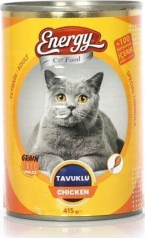 Konserve Tavuklu Kedi Maması 415gr