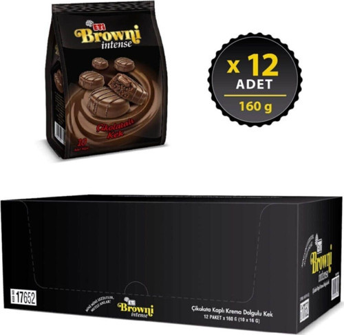 Etı Brownı Intense Mını Çikolatalı 160 Gr X 12 Adet