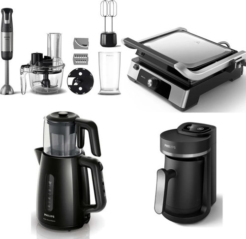 5000 Serisi Elektronik Çeyiz Seti, Tost Makinesi, Blender Seti, Çay Makinesi, Kahve Makinesi