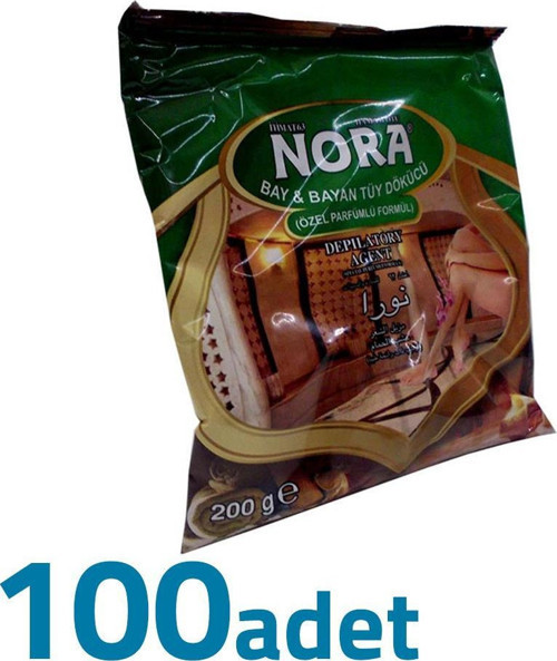 Tüy Dökücü Parfümlü Bay Bayan Hamam Otu Tozu 170 gr X 100Adet