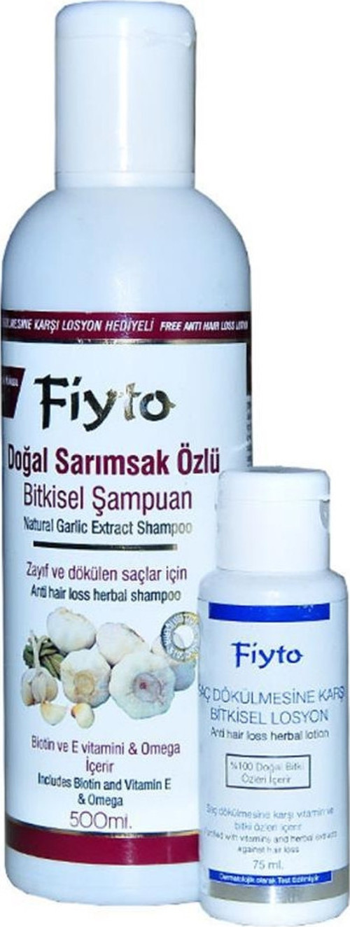 Sarımsak Özlü Şampuanı 500 ML Saç Bakım Losyonu Hediyeli