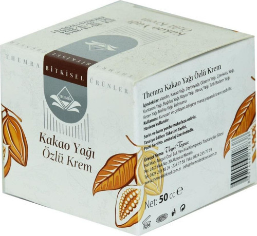 Kakao Badem Kantaron Havuç Yağı Özlü Çatlak Kremi 50cc
