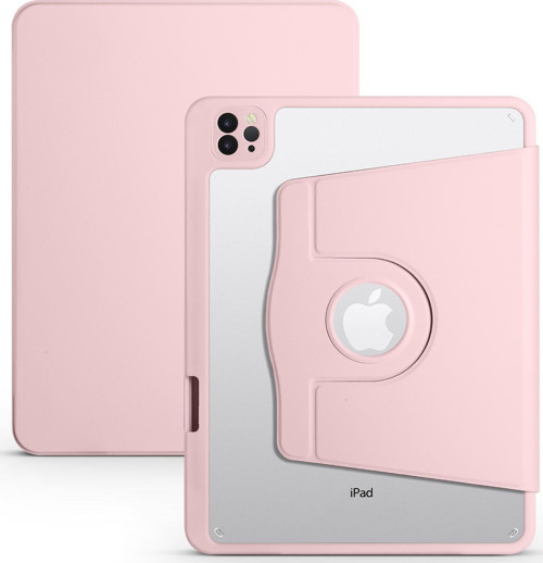 Apple iPad 10.9 2022 (10.Nesil) Kılıf Termik Kalem Bölmeli Dönebilen Standlı Kılıf