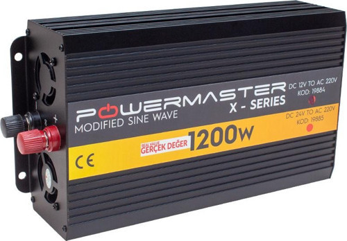 12 Volt 1200 Watt Modifiye Sinüs inverter Dijital Göstergeli invertör