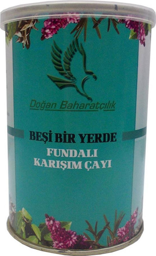 Baharatçılık Beşi Bir Yerde Fundalı Bitki Çayı Teneke 100G