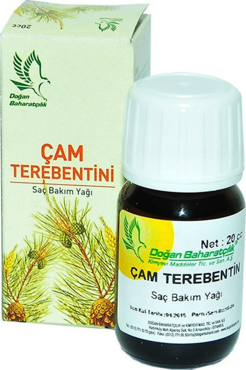 Baharatçılık Çam Terebentini Saç Bakım Yağı 20cc