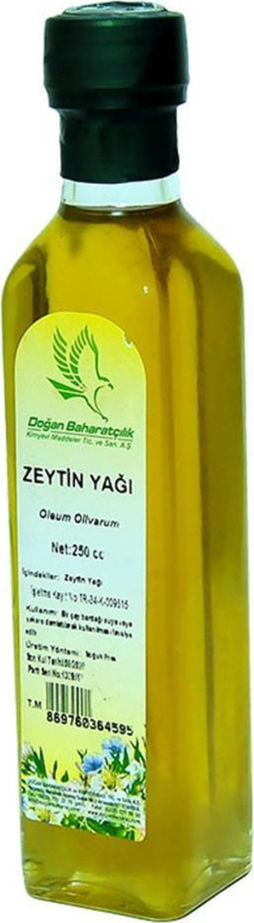 Baharatçılık Zeytinyağı 250ml Oleik Asit Max %1 Doğal Saf