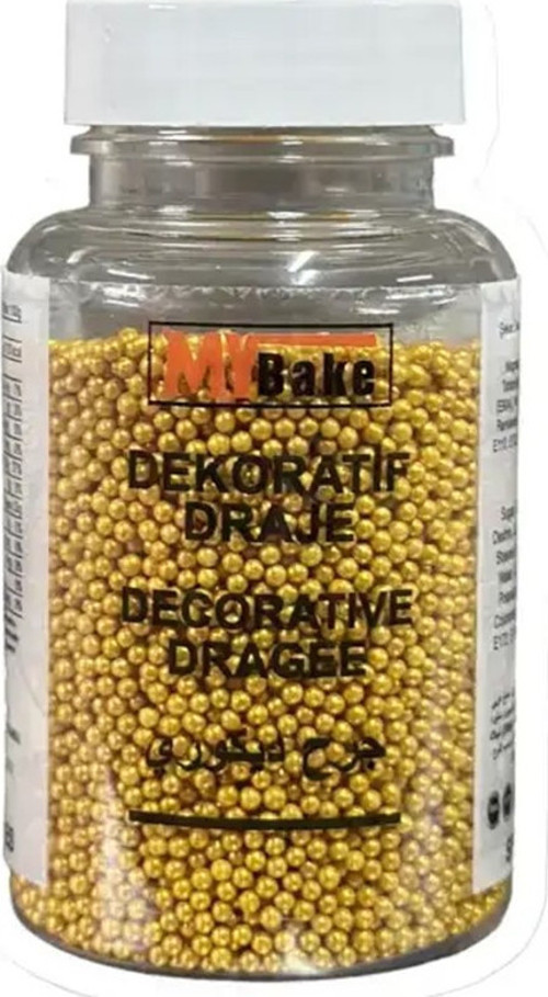 BONCUK ŞEKER MY BAKE 200 GR 2 MM GOLD