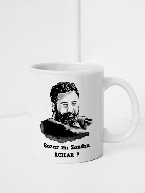 Ahmet Kaya "Bozar Mı Sandın Acılar ?" Tasarımlı Kupa Bardak