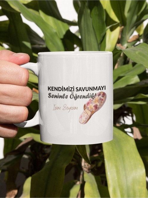 Anneler Gününe Özel Anne Terliği Temalı Baskılı Kupa Bardak
