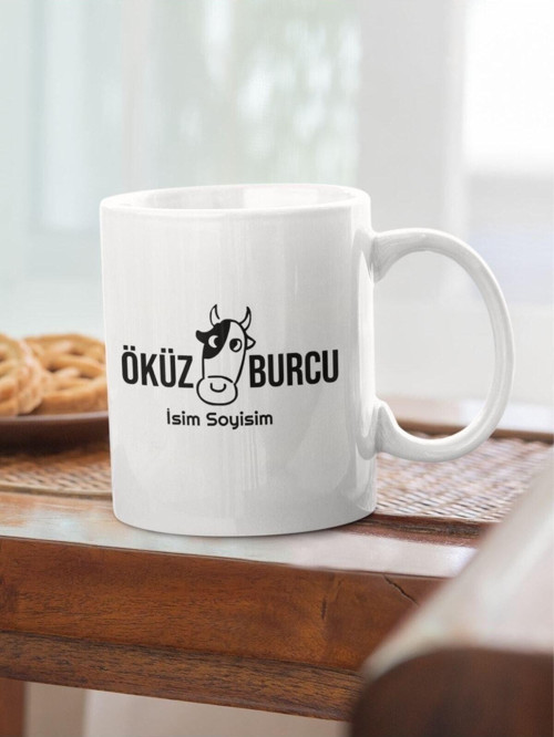 Öküz Burcu Yaz Tasarım Baskılı Kupa Bardak