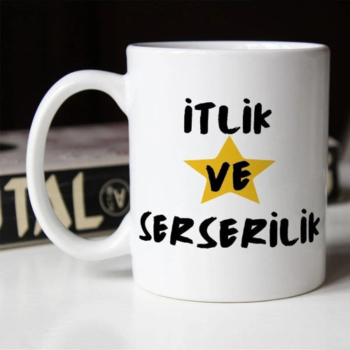 Beyaz Yazılı Esprili Kupa Bardak Komik Yazılı Kupa