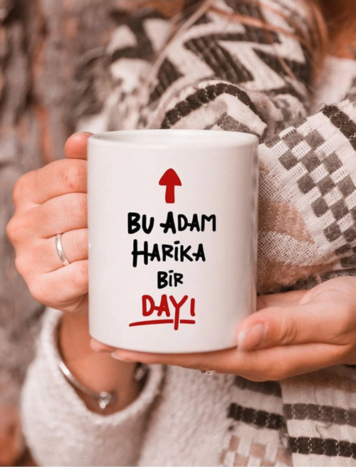 Bu Adam Harika Bir Dayı Beyaz Kupa Bardak