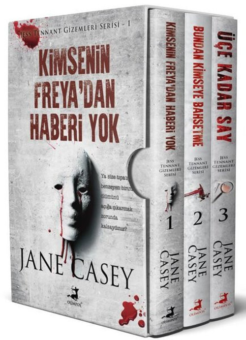 Jane Casey Jess Tennant Serisi Seti - 3 Kitap Takım - Kutulu