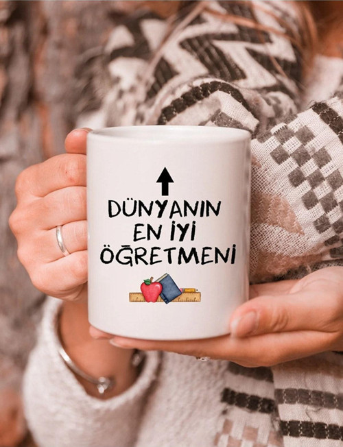 Dünyanın En Iyi Öğretmeni Öğretmenler Günü Hediyesi Kupa Bardak