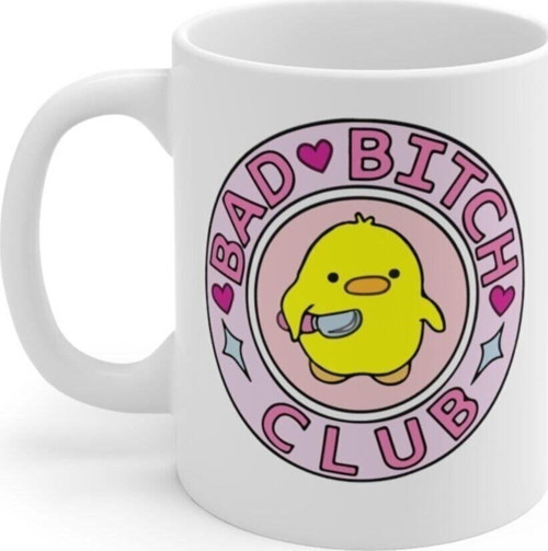 Bad Bitch Club Baskılı Kupa Bardak
