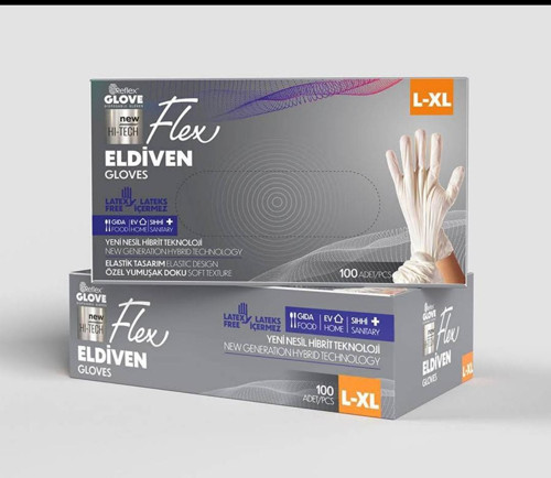 Reflex Flex Pudrasız Eldiven L-XL 100’lü 1 Paket
