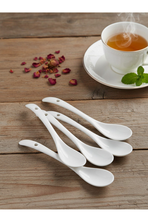 Lüx Porselen 6'lı Çay Kaşığı