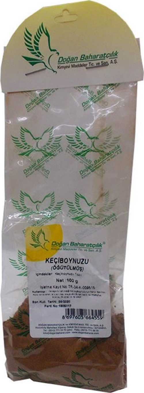 Baharatçılık Keçiboynuzu Harnup Tozu 100 gr Öğütülmüş Doğal