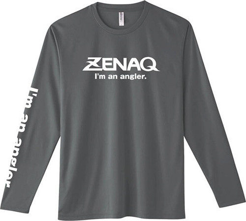 Dry Long T-Shirt (Zenaq Logo Dark Grey / L)