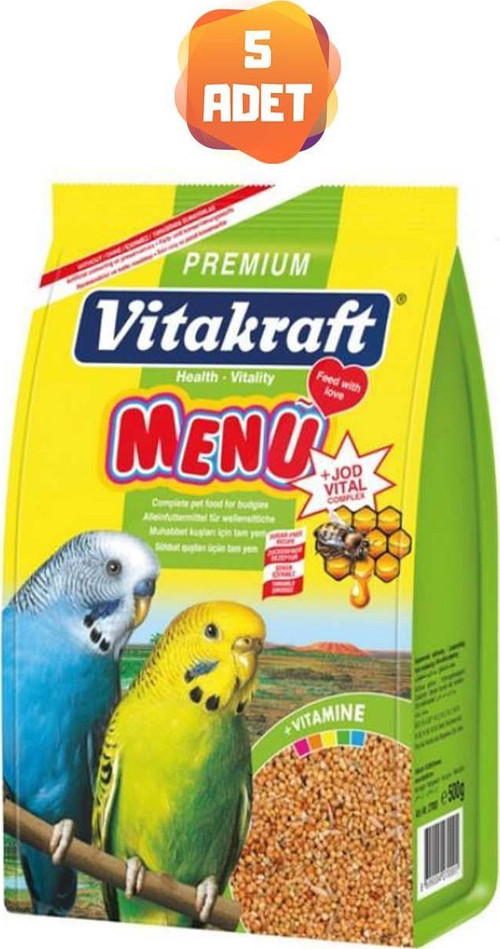 Muhabbet Kuşu Yemi 500 Gr x 5 Adet