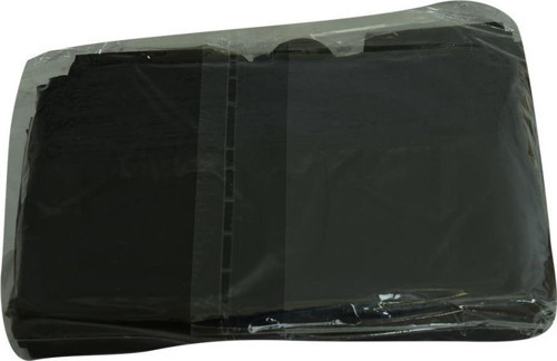 Küçük Boy Atlet Geri Dönüşüm Granül Çanta Poşet 40X25 Cm Kalın Siyah 1000 Gr 1 Paket