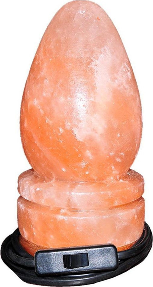 Mermi Şekilli Pembe Himalaya Tuz Lambası Anahtarlı Ampüllü 2-3KG
