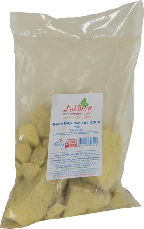 Doğal Kükürt Külçe Parça Kalıp Kiloluk Tane Kalem Kükürt 1 kg