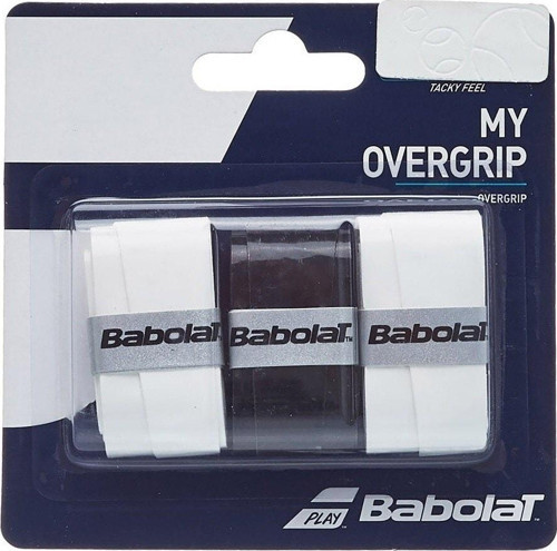 My Overgrıp Tenis Grıbı 3Lü Beyaz Siyah Beyaz