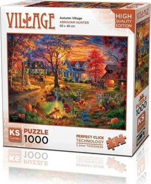 Puzzle 1000 Parça Autumn Village