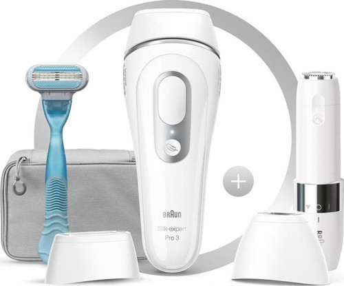 Silk Expert Pro 3 PL3129 300.000 Atımlı, 2 Başlıklı Yeni Nesil IPL + FS1000 + Seyahat Çantası