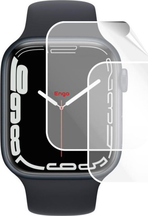 Apple Watch 7 45 MM Ekran Koruyucu Şeffaf Esnek TPU Film 2 Adet