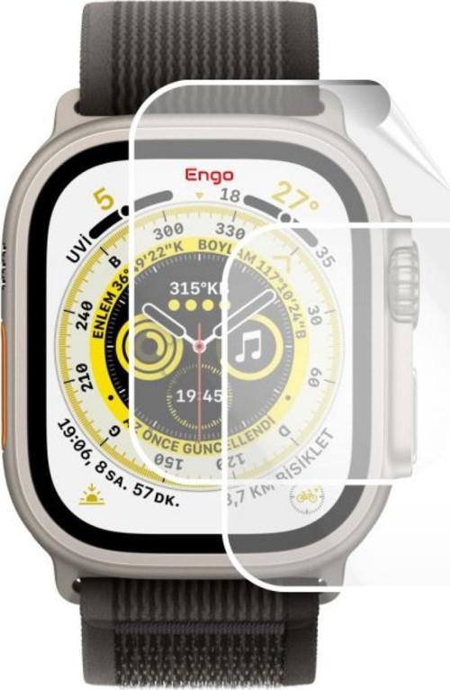 Apple Watch Ultra 49MM Ekran Koruyucu Şeffaf TPU Film 2 Adet