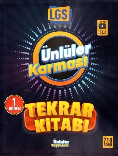 LGS Ünlüler Karması 1. Dönem Tekrar Kitabı