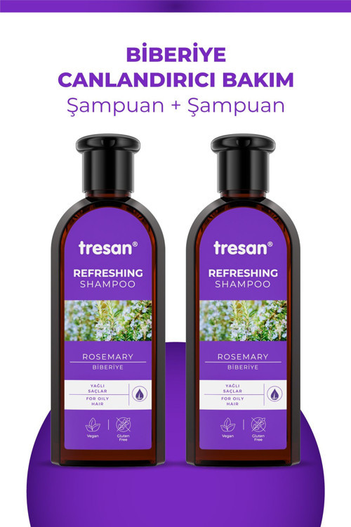 Biberiye Canlandırıcı Bakım Şampuanı 300 ml X 2 Adet