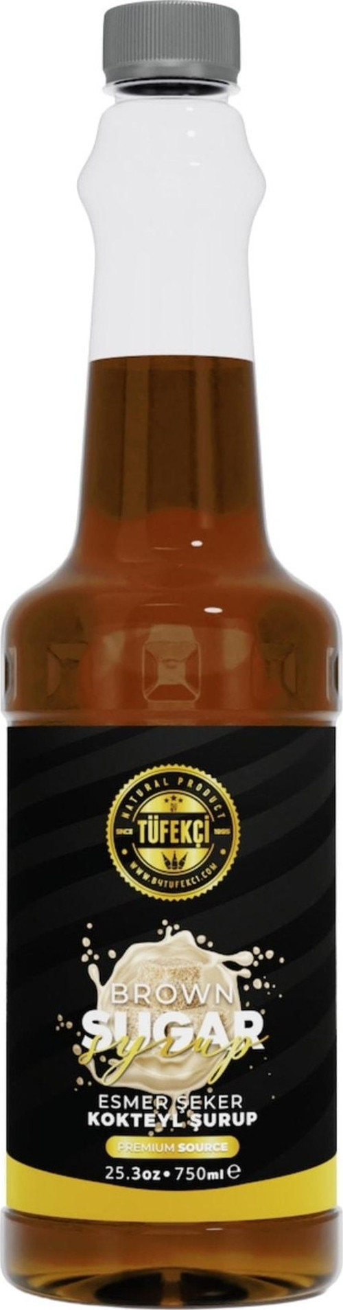 Esmer Şeker Brown Sugar Kokteyl, Pasta Ve Kahve Şurubu Yeni Formül Yüksek Aroma 750 Ml