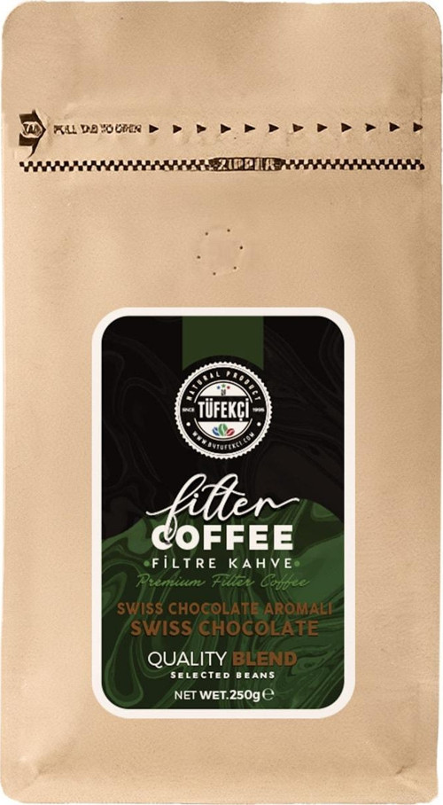 Swiss Chocolate (İsviçre Çikolatası) Yoğun Aroma Filtre Kahve 250 Gr