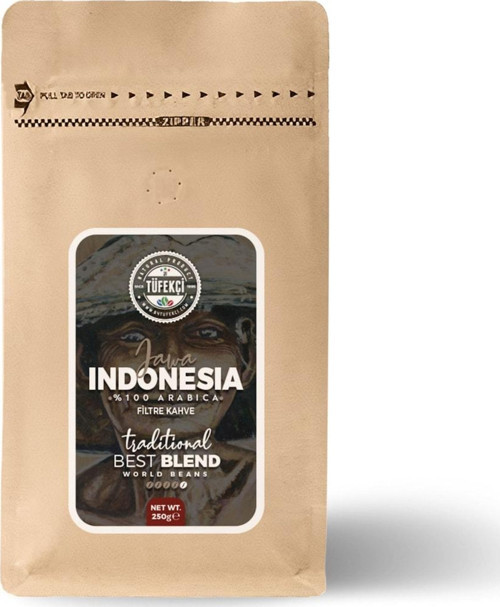 Indonesıa Java Filtre Kahve Medium Roast (Filtre Kahve Makinesı Uyumlu) 250 Gr