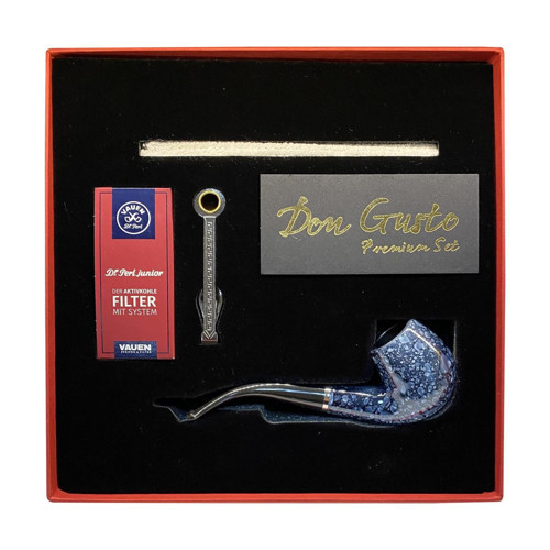 German 9mm Başlangıç Pipo Seti Smooth Siyah Boxin