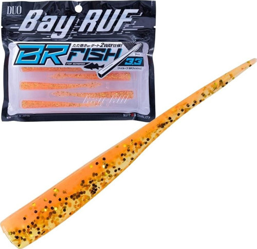 Bay Ruf BR Fish 3.3 Silikon Kuyruk 8.3 cm S040 Orange Gold (7 Adet)