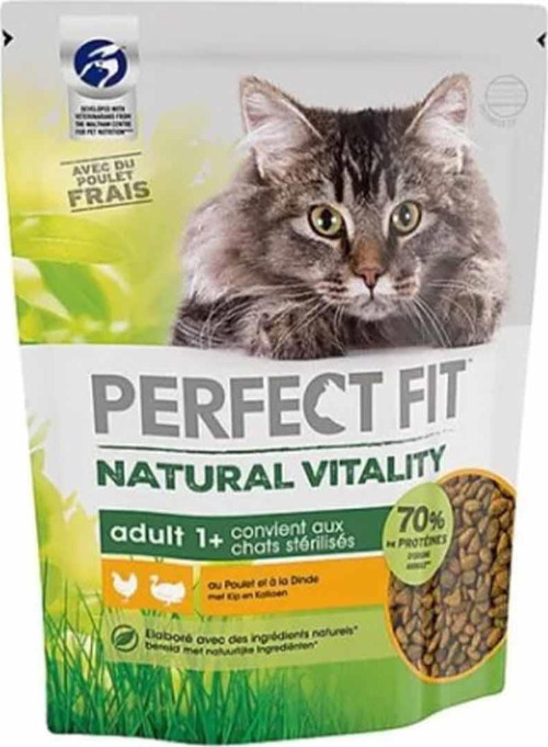 Natural Vitality Tavuklu ve Hindili Yetişkin Kedi Maması 1 Kg