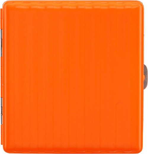 Bavul Desen Metal Kısa Sigara Tabakası 18li Orange