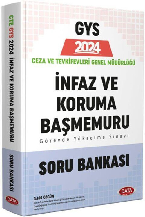 2024 GYS Adalet Bakanlığı Ceza Tevkifevleri İnfaz ve Koruma Başmemuru Soru Bankası