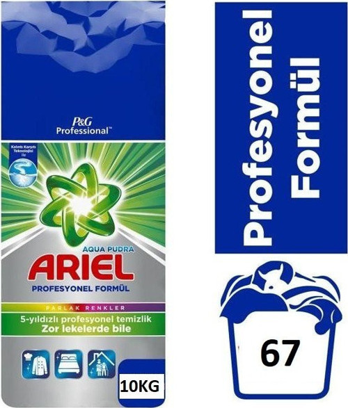 Professional Toz Çamaşır Deterjanı Parlak Renkler 10 kg
