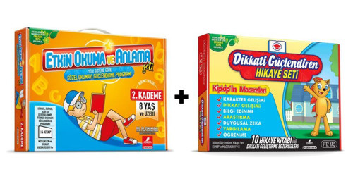Adeda Etkin Okuma ve Anlama Seti 2. Kademe + Kip Kip'in Maceraları Kutulu Set