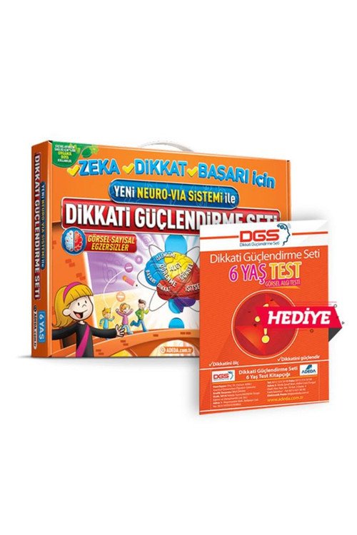 Adeda Neuro Via Dikkati Güçlendirme Seti 6 Yaş ve Test