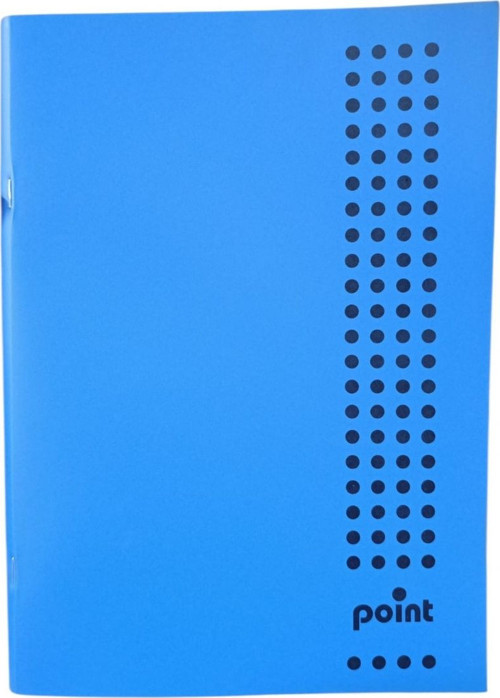 A4 Pp Kp. Dikişli 100yaprak Defter Çizgisiz-Mavi
