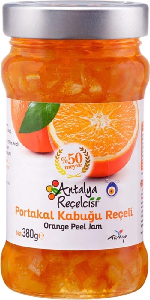Portakal Kabuğu Reçeli Klasik Seri %50 Meyveli 380Gr