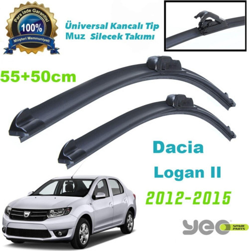 Dacia Logan Iı Aeroflex Muz Silecek Takımı 2012-...